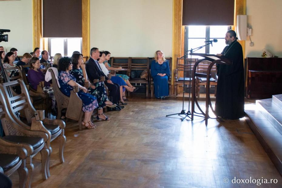 PS Nichifor Botoșăneanul, prezent la consfătuirea anuală a profesorilor de religie din județul Iași / Foto: Mihail Vrăjitoru