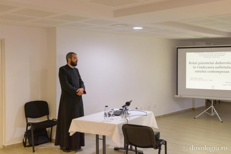 Suținerea publică a tezei de doctorat / Foto: Mihail Vrăjitoru