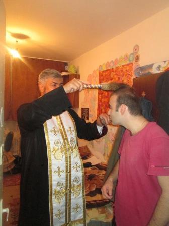 Binecuvântarea studenţilor electrotehnişti.